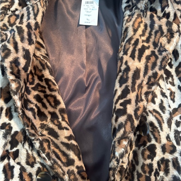 Animal Print Jacket Faux Fur - Picture 4 of 7